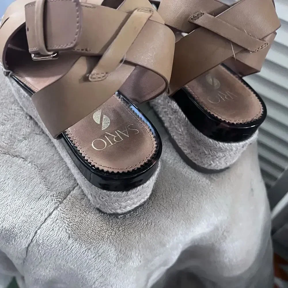 SARTO By Franco Sarto Tan Espadrille Shoes